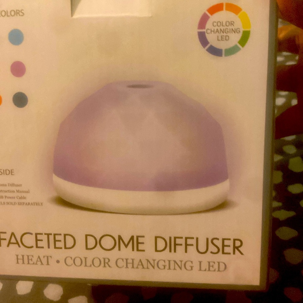 Faceted dome diffuser